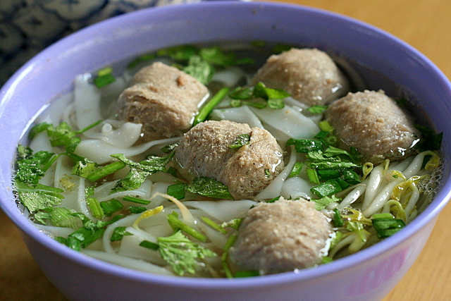 Beef Ball Kway Teow Soup