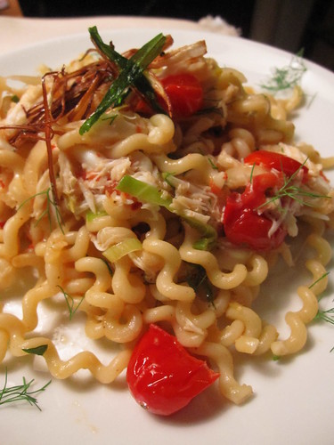 Pasta with Crab and Fennel