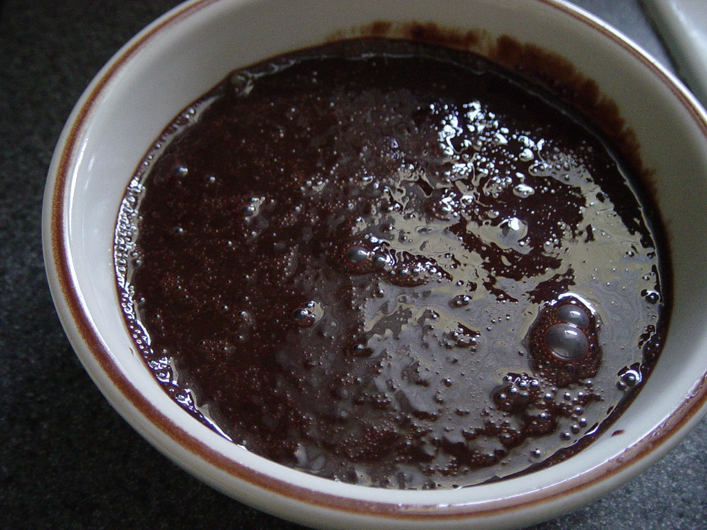 Homemade chocolate sauce