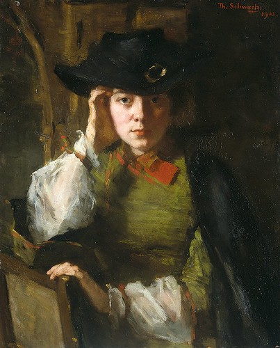 Portrait of Lizzie Ansingh. Thérèse Schwartze.