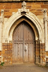 West door, St Andrew - Lyddington