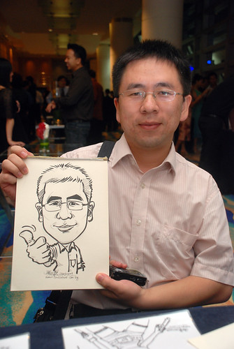 Caricature live sketching for SMC Teachers'Day D&D 2009 - 8