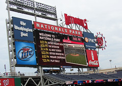 National's Park Scoreboard