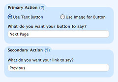 Page Button Settings