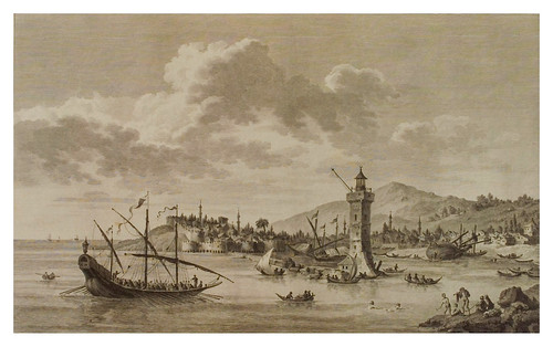 005- Vista de la ciudad de Metelin-Voyage pittoresque de la Grèce 1782