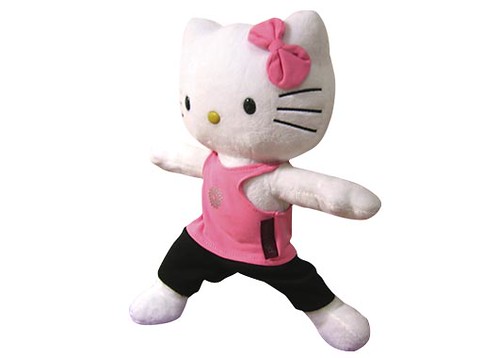 Hello Kitty Yoga. HELLO KITTY YOGA POSING DOLL