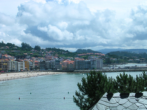 Vista de Sangenjo desde el Hotel Talaso Sanxenxo, Pontevedra