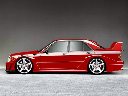 RED Mercedes EVO 190E by q8500e