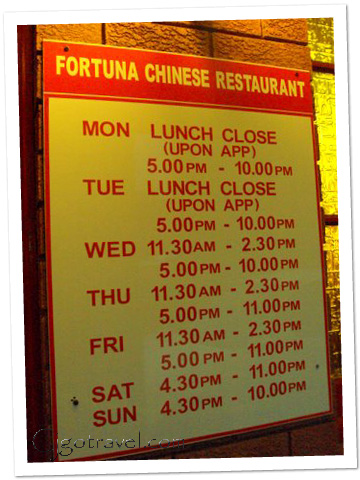 Fortuna chinese reatsurant perth