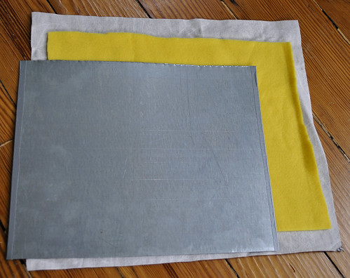 Step 4 - Cut out Fleece and Fabric
