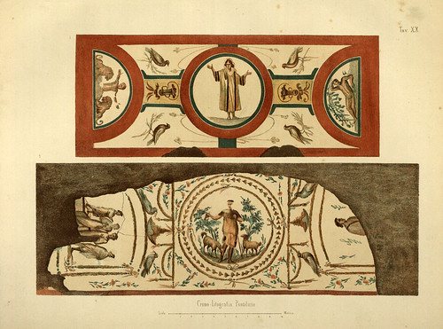 011-Pinturas de un arcosolio-La Roma sotterranea cristiana - © Universitätsbibliothek Heidelberg