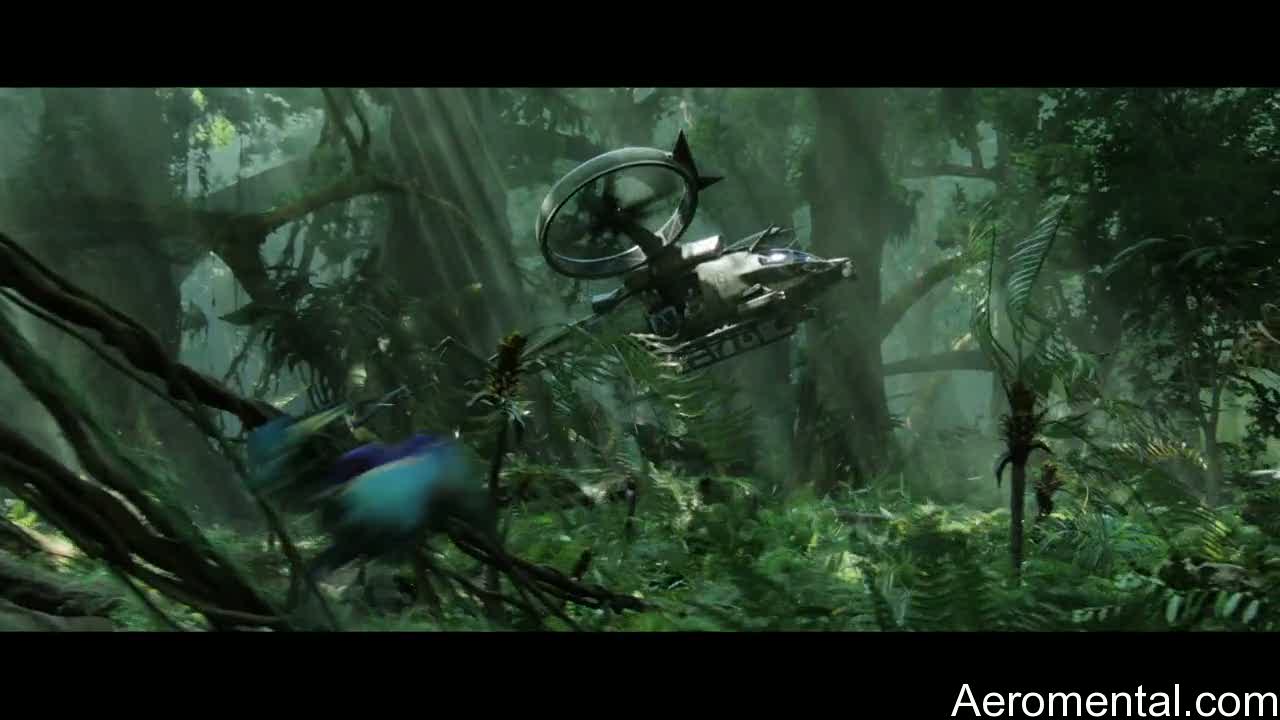 película Avatar helicóptero