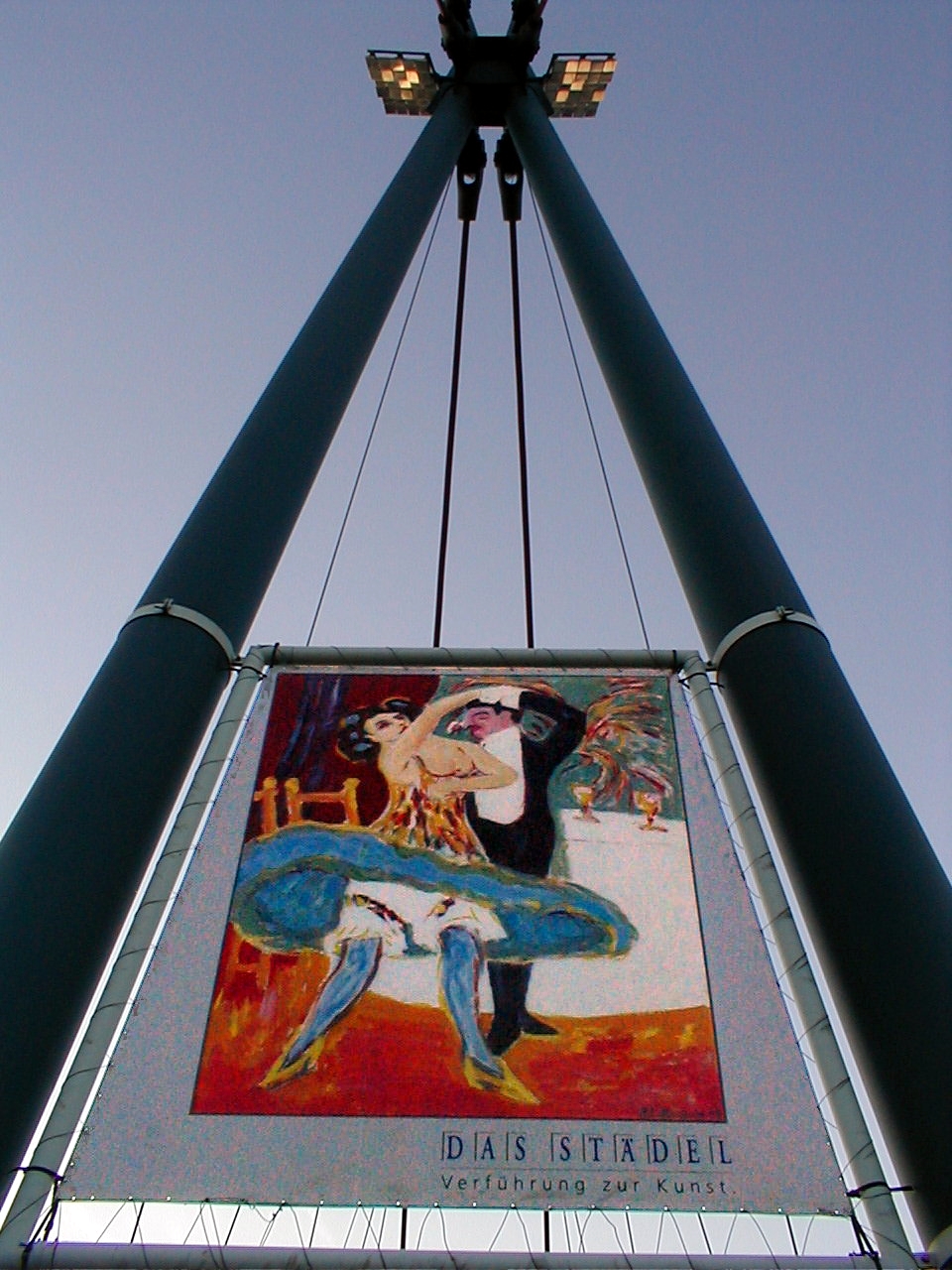 Verführung zur Kunst - on the bridge in Frankfurt am Main