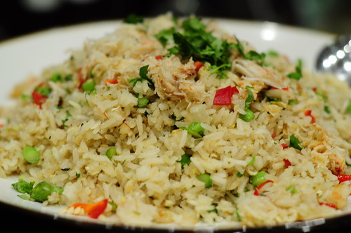 Crabmeat Fried Rice with Thai Asparagus & Flying Fish Roe