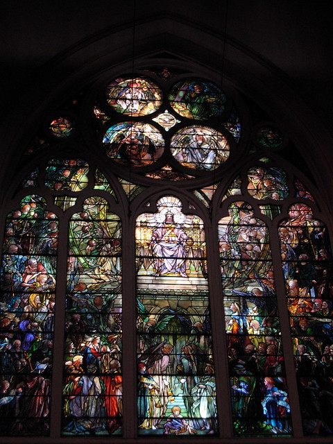 Stained glass in Christ Church Episcopal