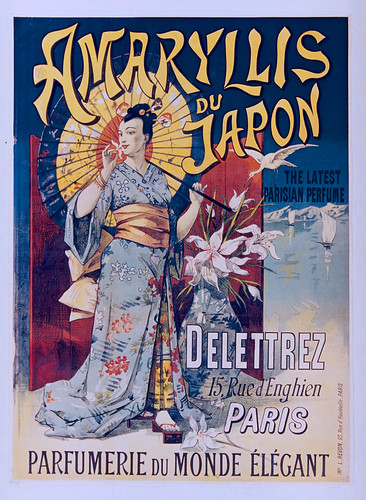 010- Affiche de publicidad del perfume Amaryllis del Japon-1891