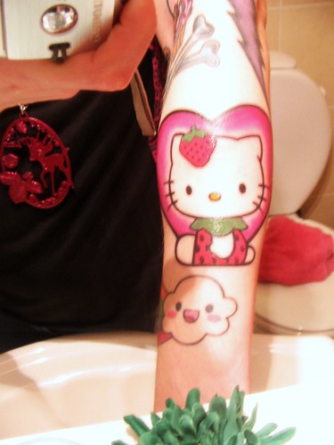 Hello Kitty Bow Tattoos. My hello kitty tattoo!