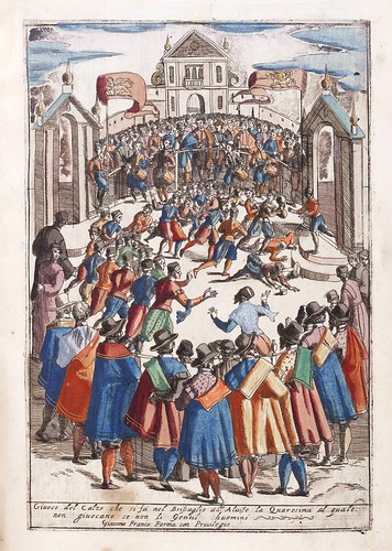 026-Juego del calzo -Habiti d’hvomeni et donne venetiane 1609
