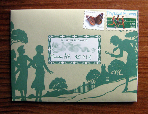 Nancy Drew fold and mail