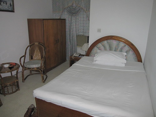 The bed in Room 306 Aristocrat Inn Dhaka