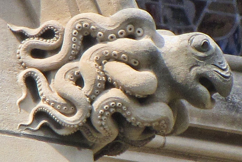 gargoyles and grotesques. Photo / Exif. Octopus gargoyle
