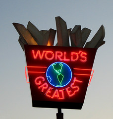 World's Greatest Fries sign, MN State Fair