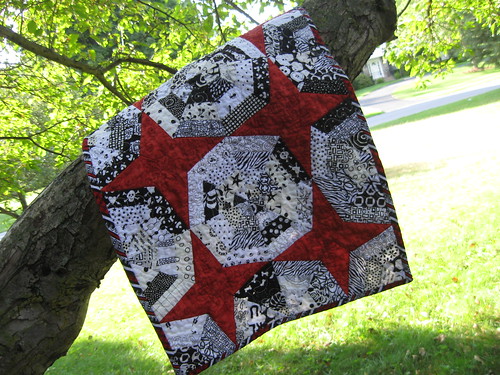 spider web doll quilt completed!
