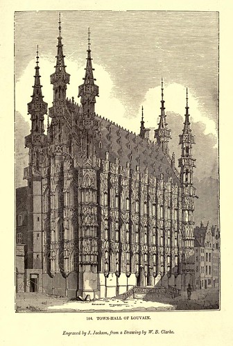011- Ayuntamiento de Louvain-One hundred and fifty wood cuts, selected from the Penny magazine 1835