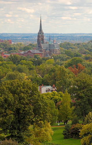 Views from the Compton Hill Water Tower, in Saint Louis, Missouri, USA - Saint Francis de Sales Roman Catholic Oratory