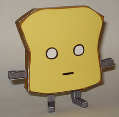 Mr Toast Paper Toy 