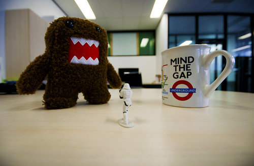 Whilst on patrol in the office sector, Stormy Stormtrooper came across Domokun trying to poison the local tea supply.