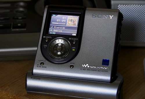Walkman MiniDisc recorder