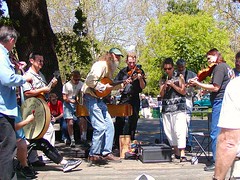the Davis market usually has music (by: Bev Sykes, creative commons license)