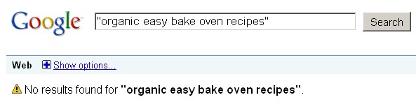 Organic Easy Bake Oven Recipes
