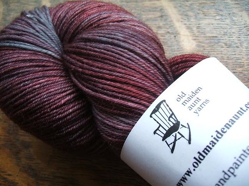 Old Maiden Aunt sock yarn
