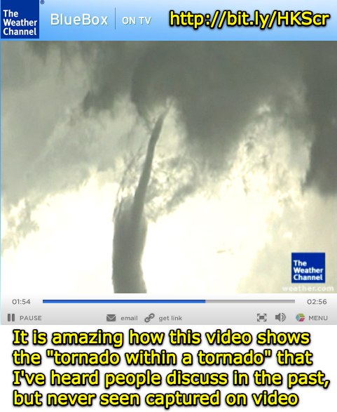 Tornado within a tornado video
