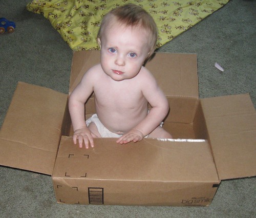 Baby in a box!