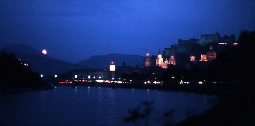 Salzburg '70 River and Fort Night