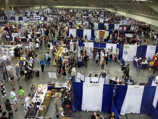 Dealers' Room - Saturday (Click to enlarge)