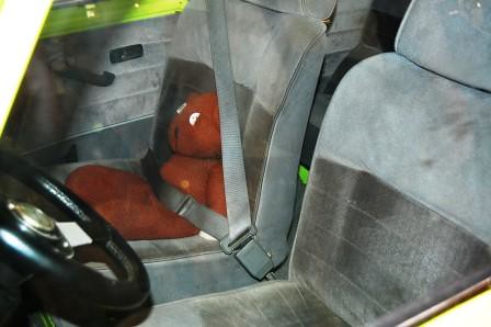 Mr Bean Mini Cooper Philippines Teddy And you'll find Teddy strapped in