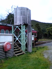 Water tower made from bailey bridge at ABT Railway station