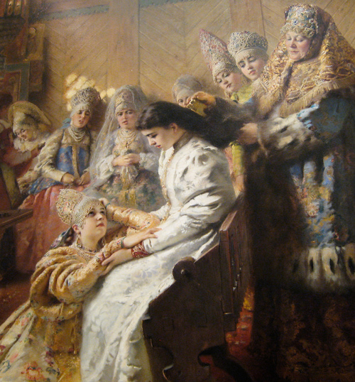 Russian Bride’s Attire 1889 Konstantin Makovsky