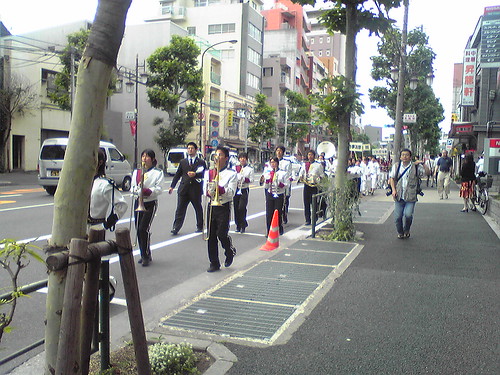 Brass band from Waseda High School again