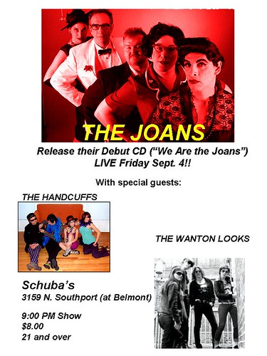 Joans CD Release Flyer
