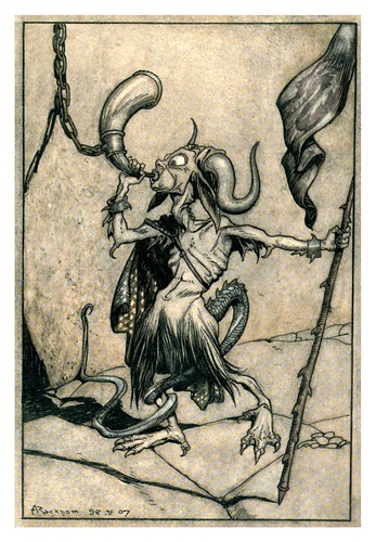 022-La cena del diablo-The Ingoldsby legends 1907-illustrations Rackham Arthur