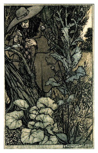 018-El caballero y la dama-The Ingoldsby legends 1907-illustrations Rackham Arthur