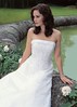For bridal satin organza gown.