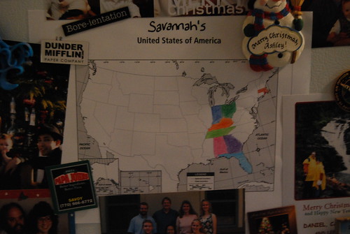 Savannah's map