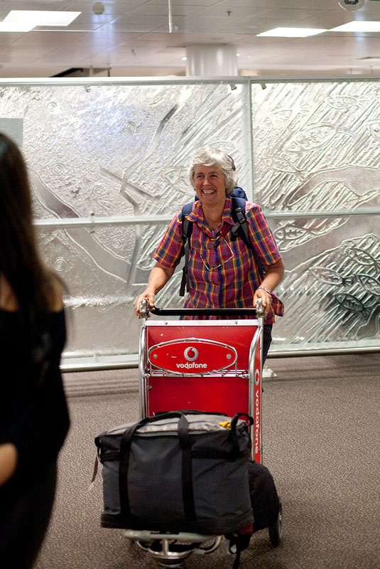 Mum arriving home from Southern Africa