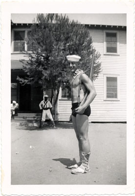 Harvey Milk in the Navy, between 1953 and 1954